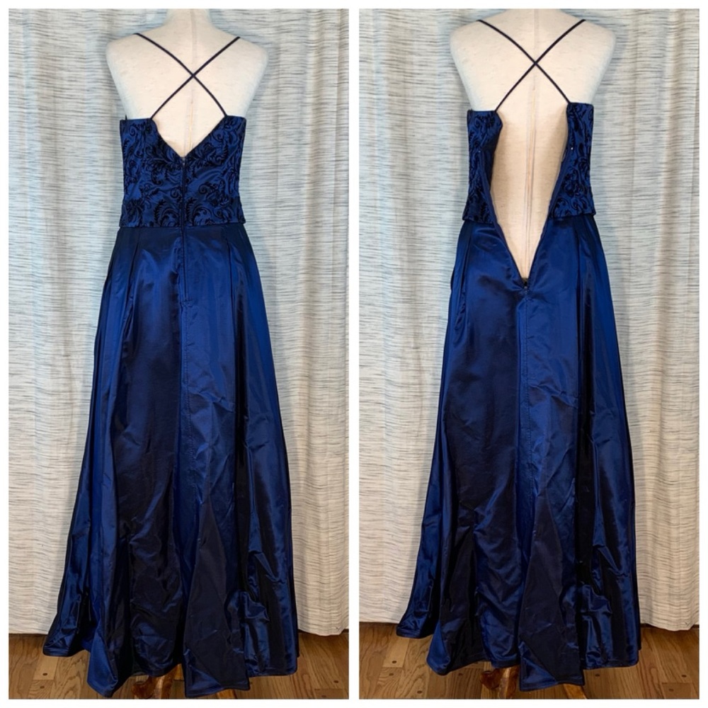 A. Algo Blue Formal Evening Gown - Picture 8 of 16